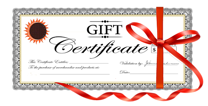   Gift Certificates<small>  </small>